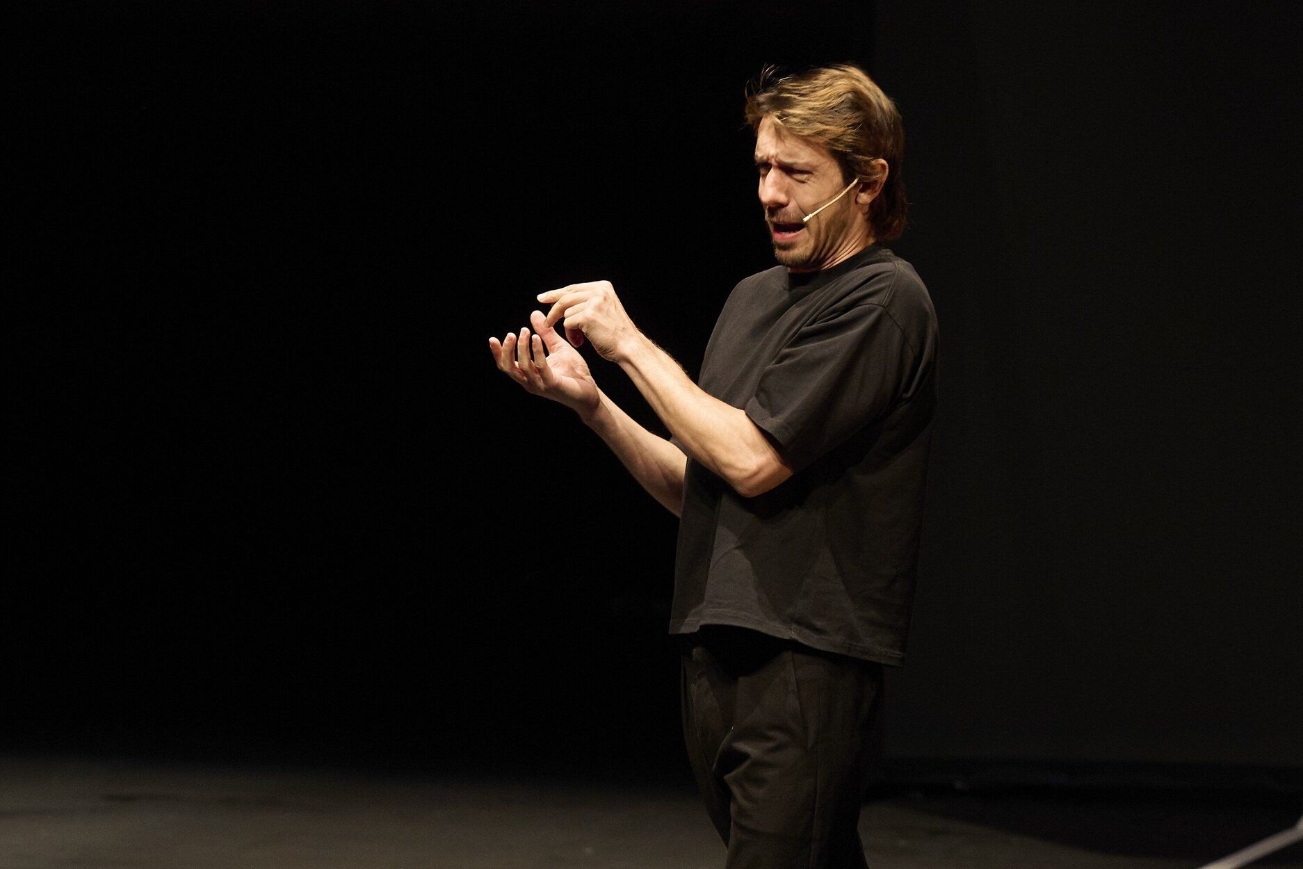 Imágenes de la representación de 'De Nao Albert y Marcel Borràs' en el Festival de Teatro de Olite