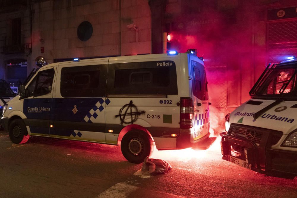 Disturbios en Barcelona
