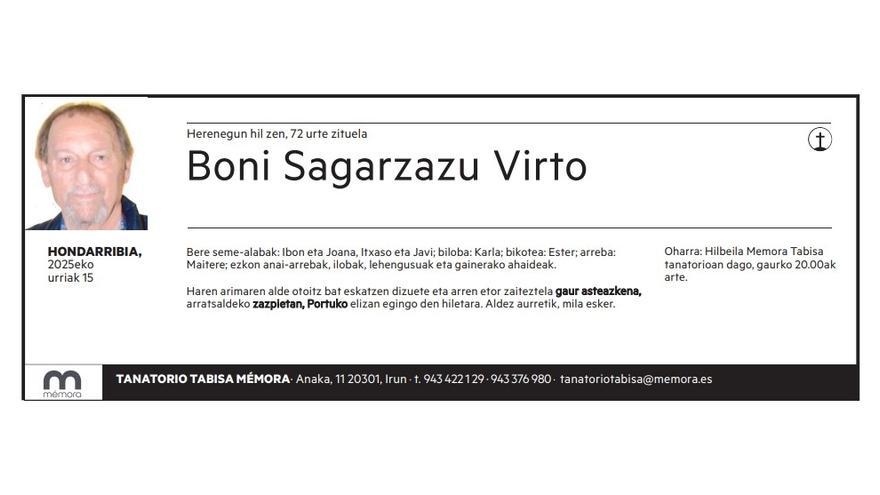 Boni Sagarzazu Virto