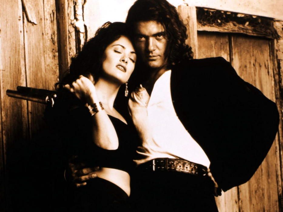 Salama Hayek fue su compañera de reparto en 'Desperado'.