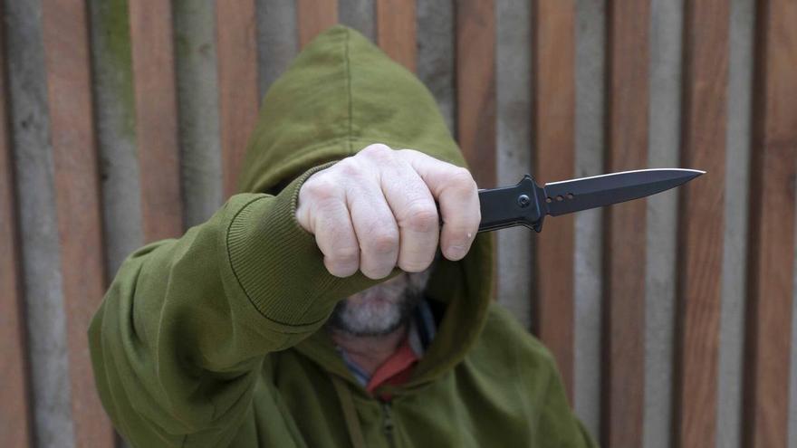 La Policía retira de las calles de Vitoria más de 150 navajas al año