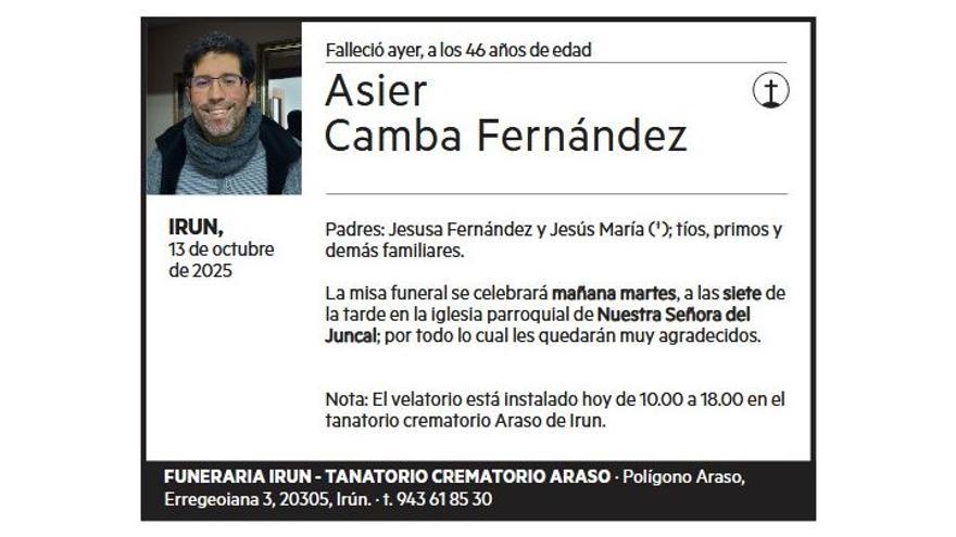 ASIER CAMBA FERNANDEZ