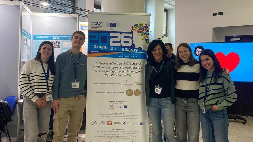 Estudiantes del IES Biurdana de Pamplona presentan en Milán un innovador proyecto sobre el bienestar de las personas mayores