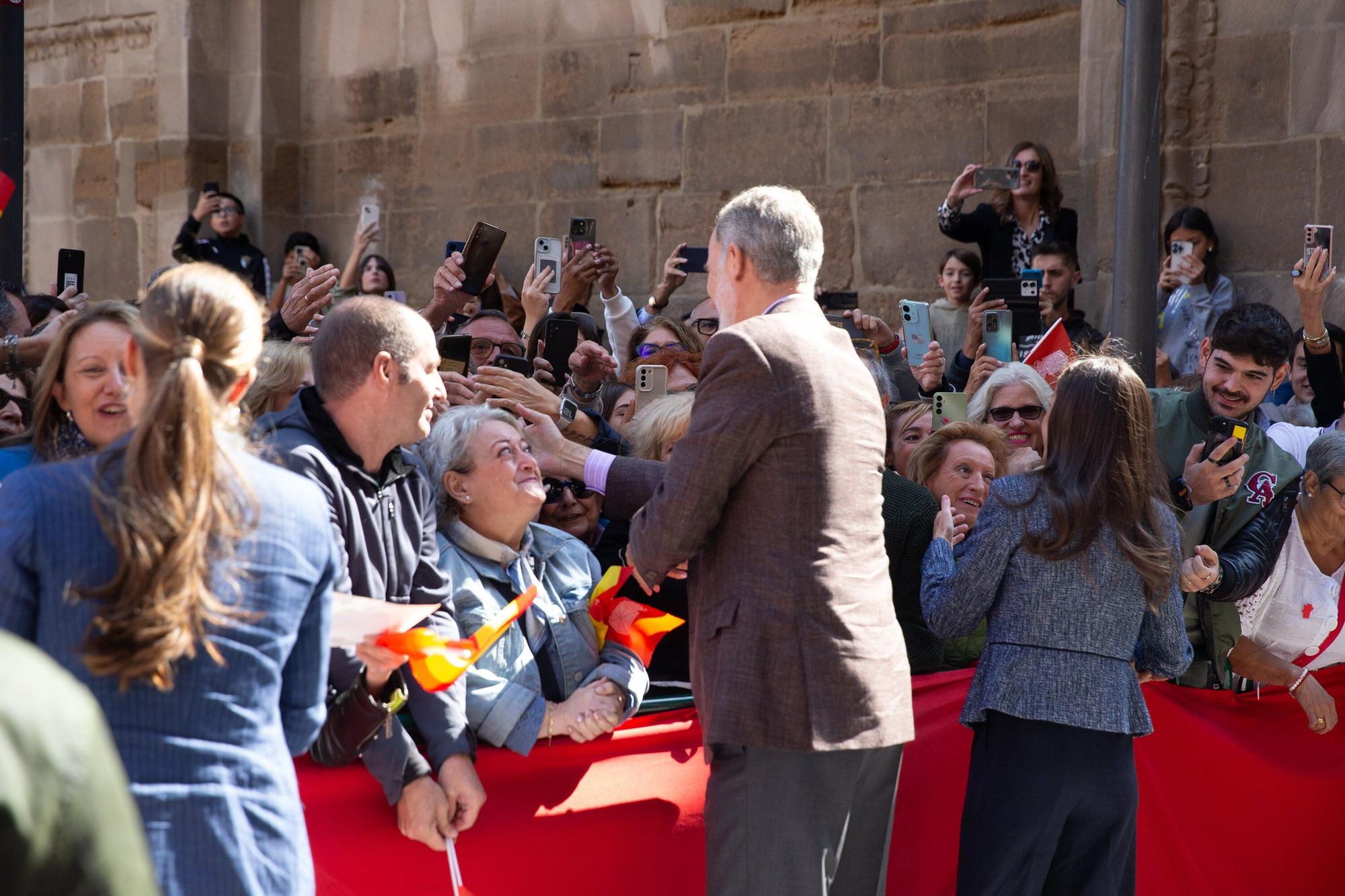 Fotos de la visita de los Reyes a Olite y Tudela