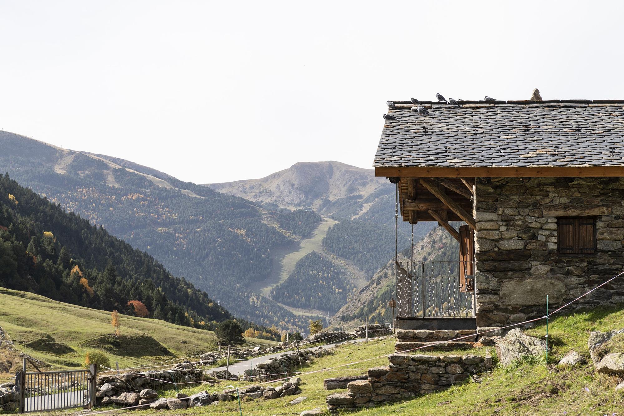 Paisaje en en el vall d’Incles, entre El Tarter y Canillo.