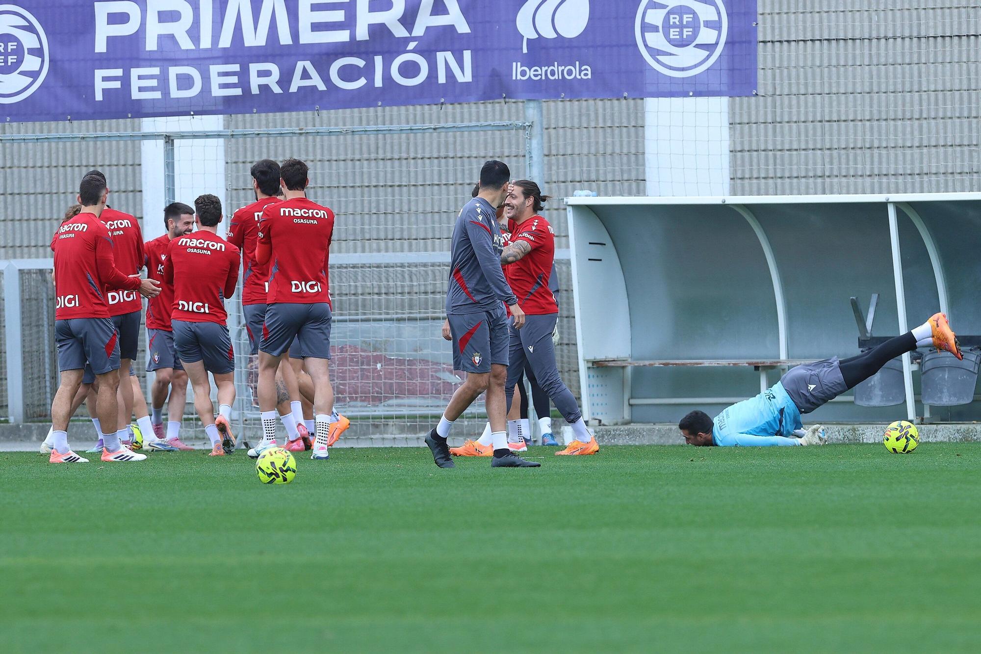 Fotos del entrenamiento de Osasuna de este 13 de noviembre