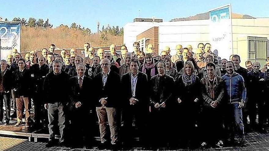 Representantes Ikaslan, Goierri Eskola, instituciones y empresas.