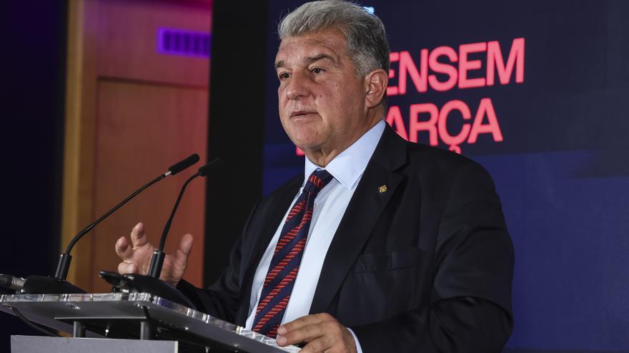 Laporta: “El Madrid, cuando está en dificultades, tiene ayudas arbitrales”