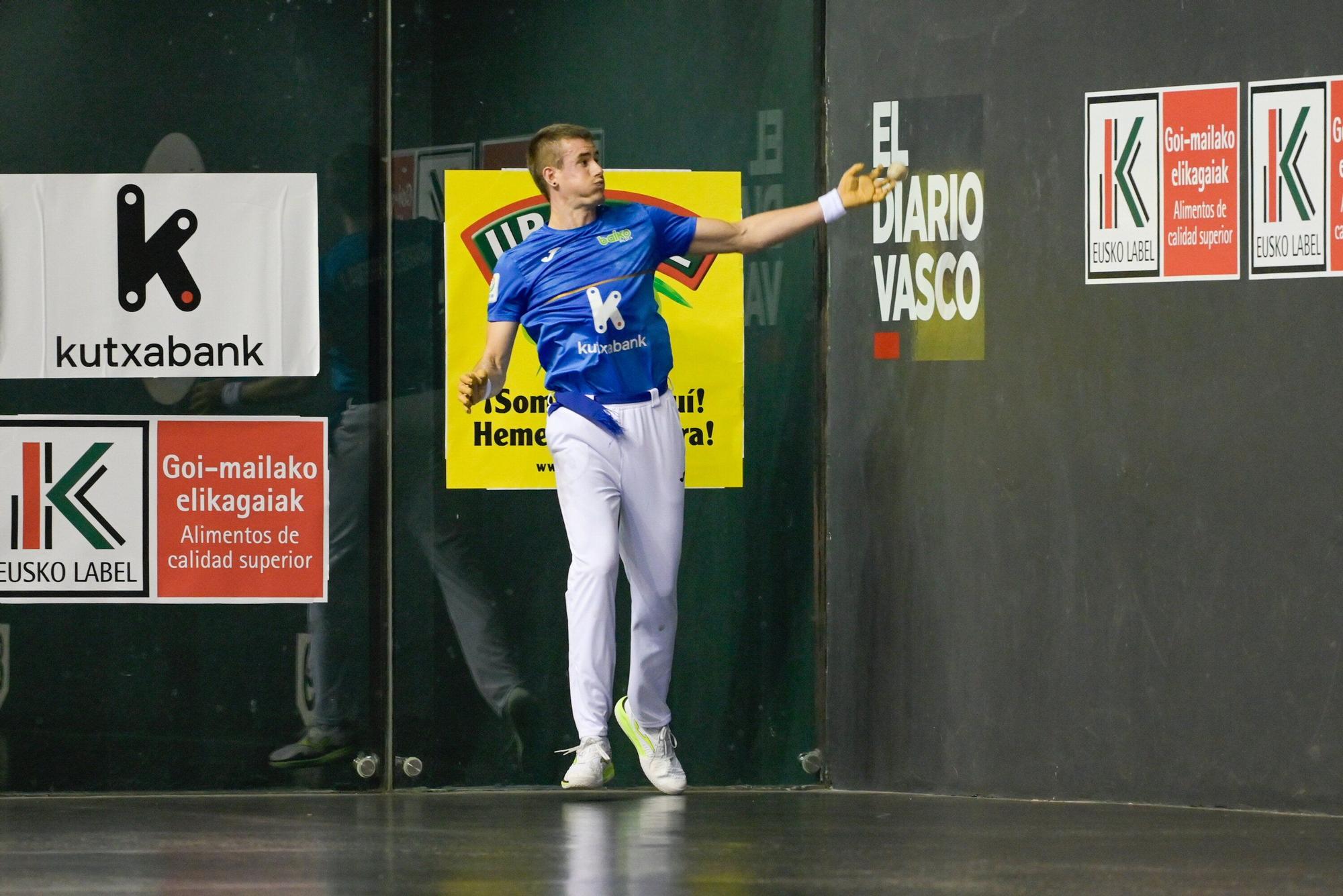 Larrazabal-Mariezkurrena II superan a Laso-Albisu en la tercera jornada del Campeonato de Parejas.
