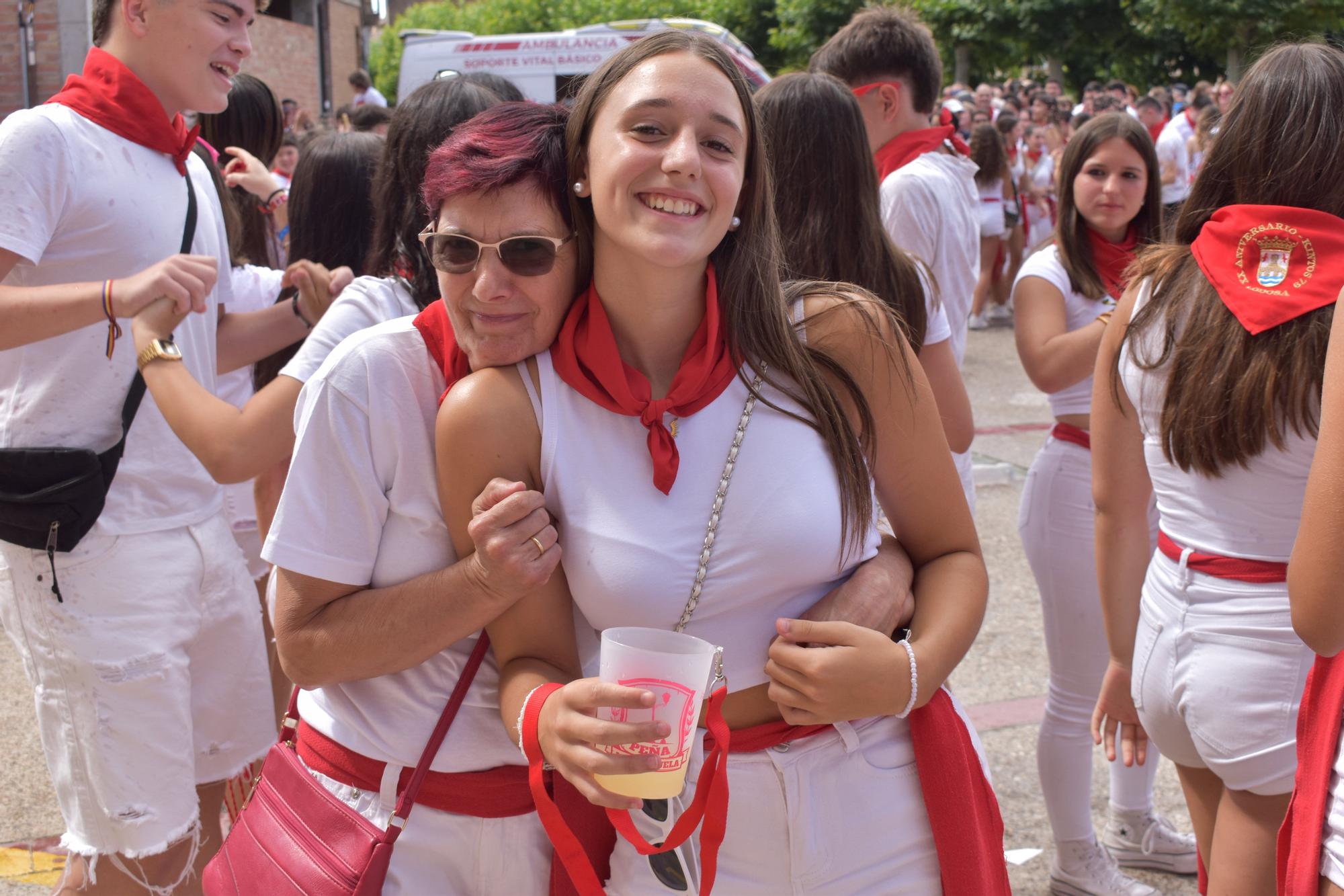 Fotos del chupinazo de las fiestas de Lodosa