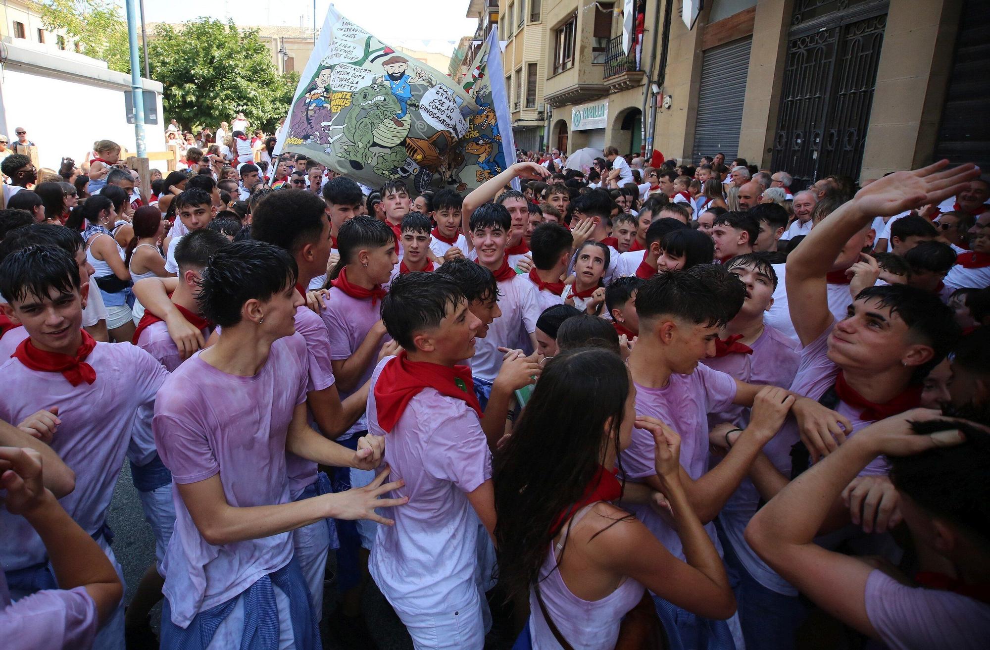 Fotos del chupinazo de Tafalla
