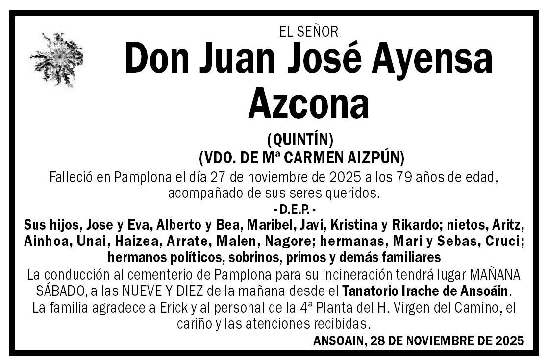 Juan José Ayensa Azcona