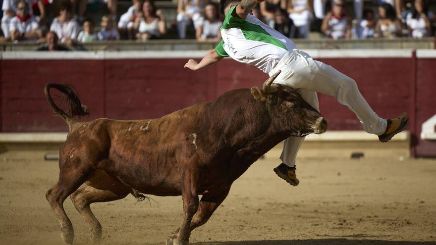 Fotos del concurso de recortadores de fiestas de Tafalla