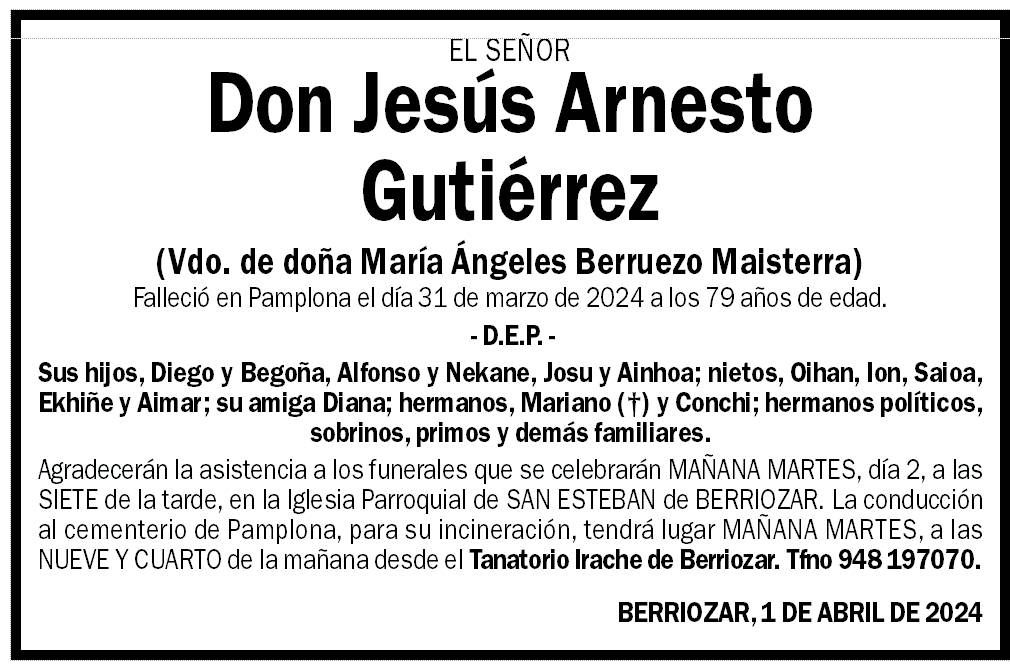 Jesús Arnesto Gutiérrez