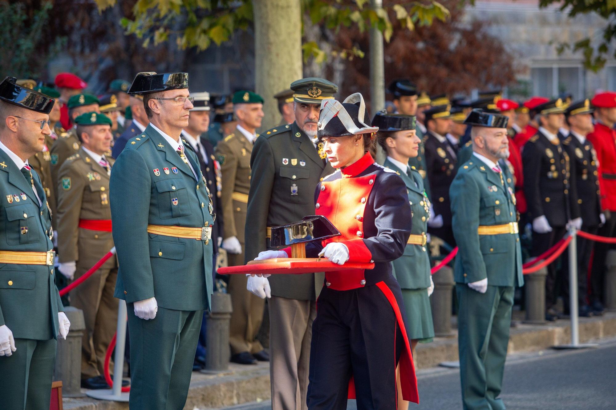 Fotos de la celebración de la Virgen del Pilar por la Guardia Civil de Navarra en Pamplona