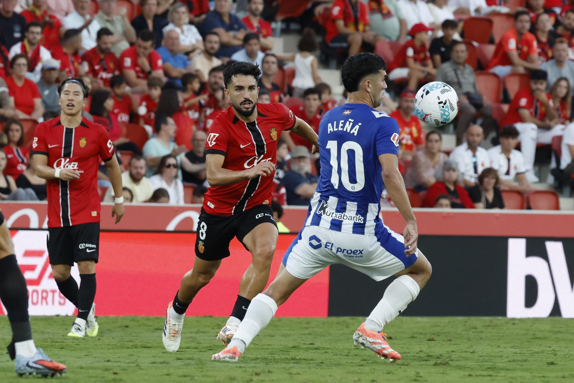 En imágenes: El Alavés pierde ante el Mallorca en Son Moix