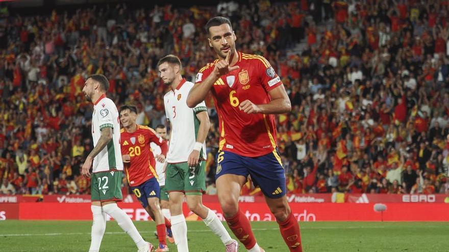 Récord de Mikel Merino y de la selección