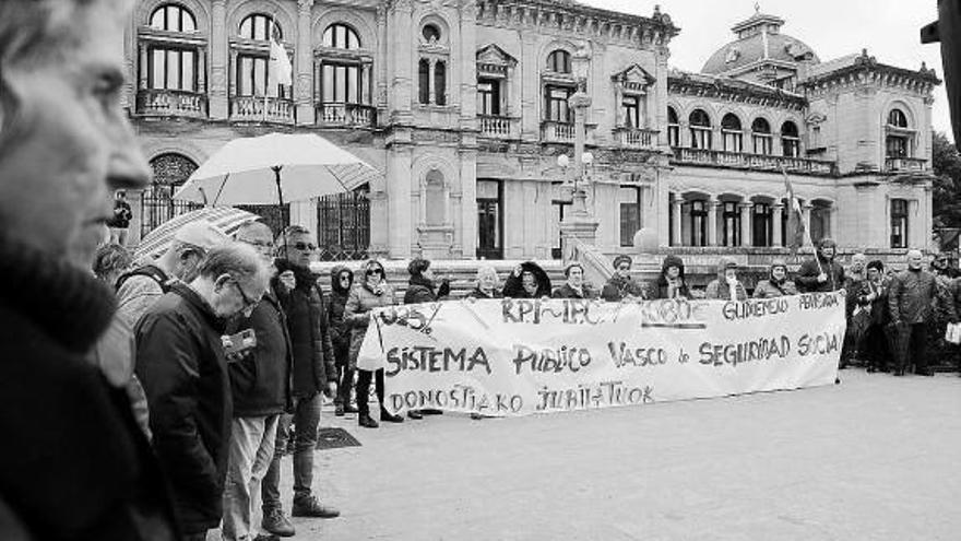 Pensionistas de Gipuzkoa llaman a secundar la marcha del sábado