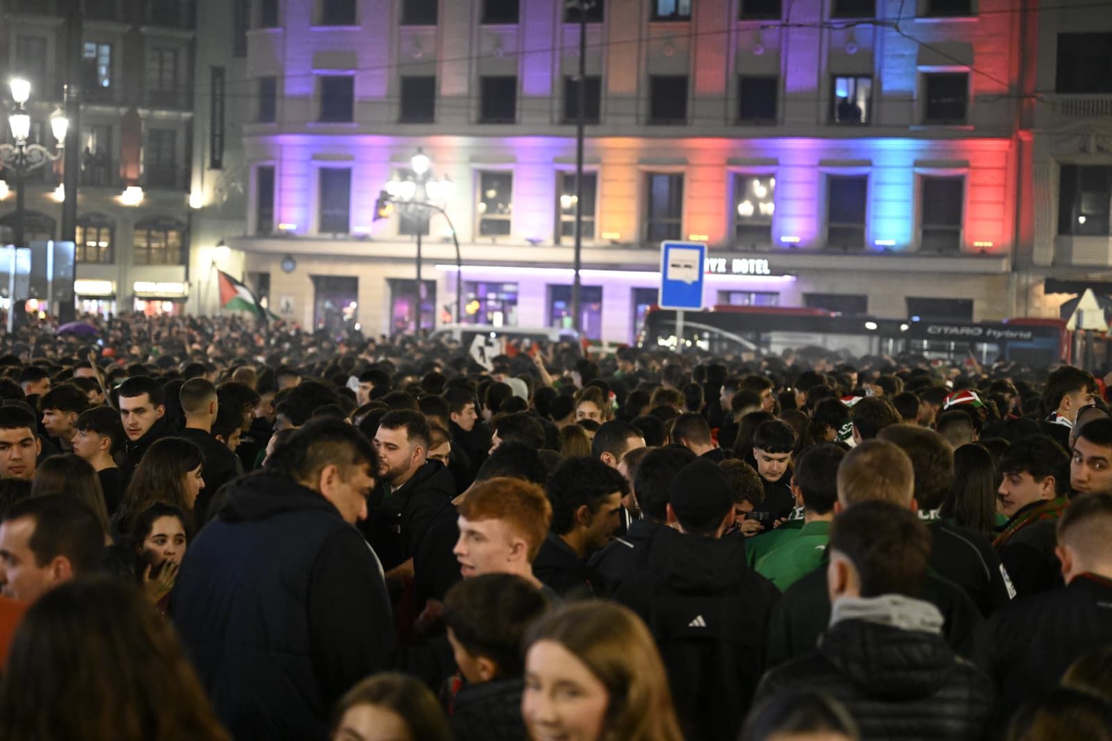 Cientos de personas marchan en Bilbao en apoyo a Palestina