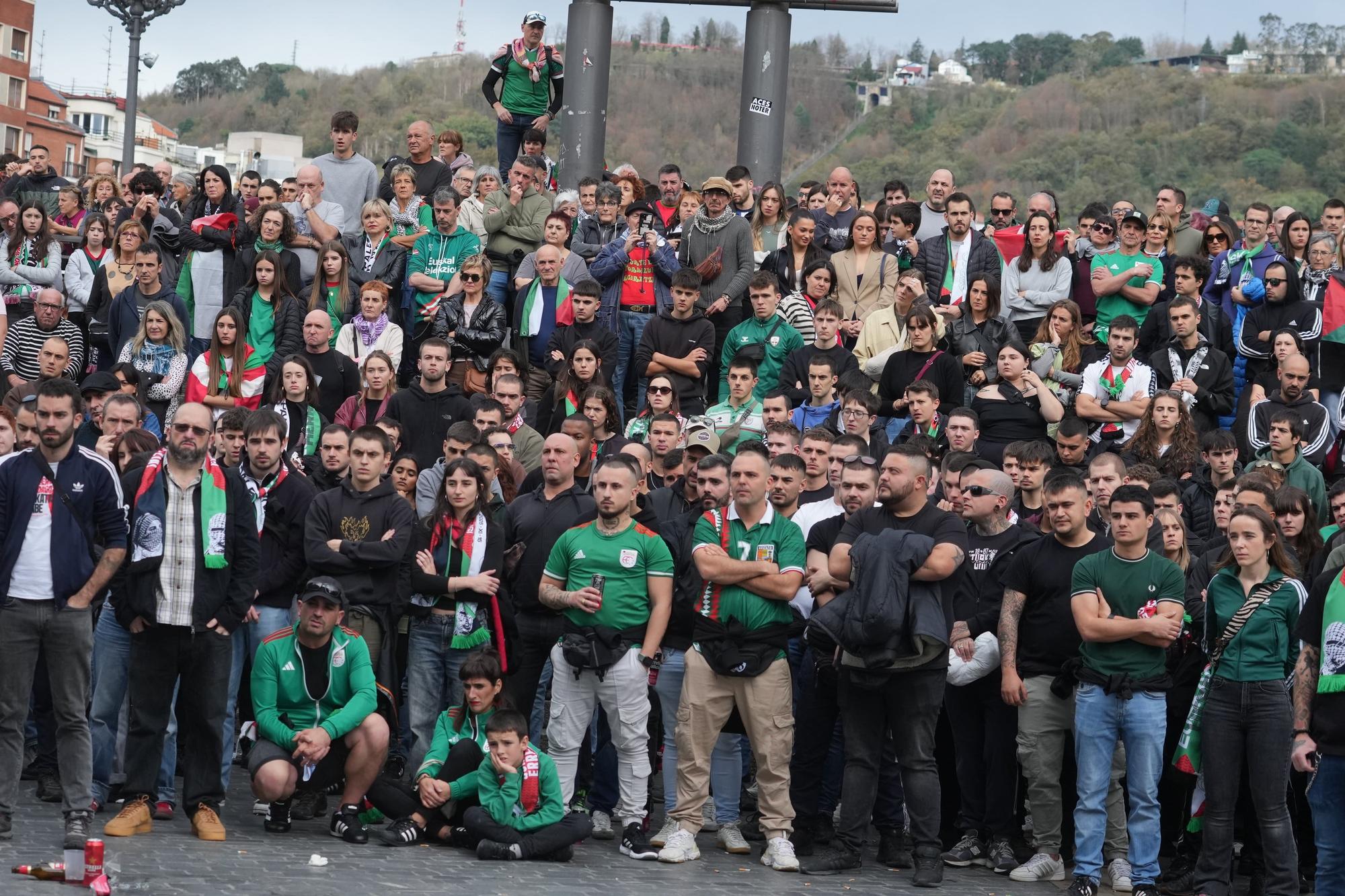 Euskal Herria se vuelca con el partido Euskal Selekzioa - Palestina