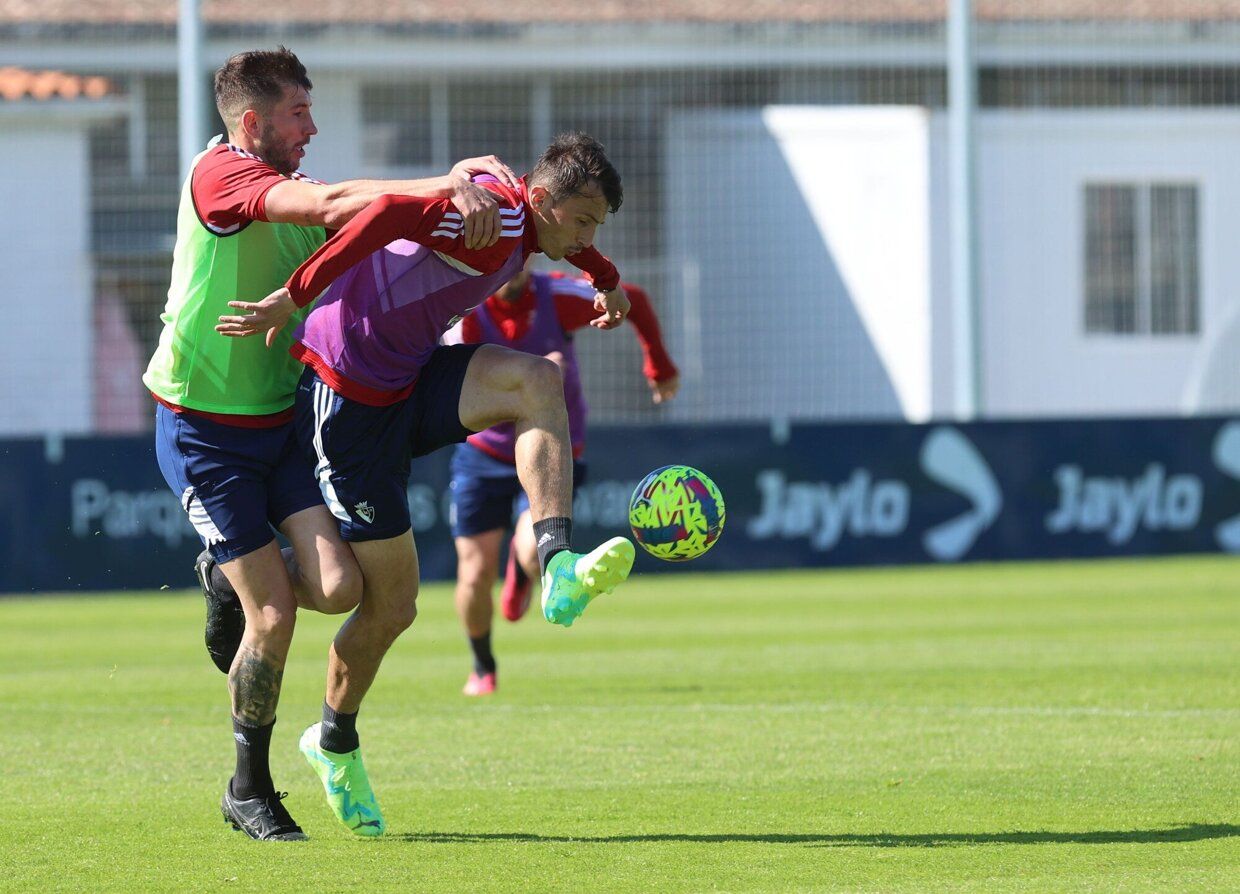 Entrenamiento de Osasuna del 18 de abril