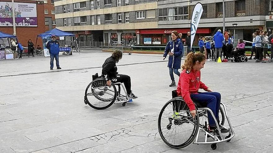 El deporte adaptado se unió al programa como signo de inclusión. 