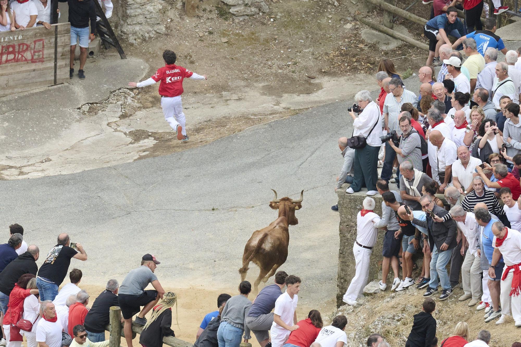Fotos del tercer encierro del Pilón de Falces 2025