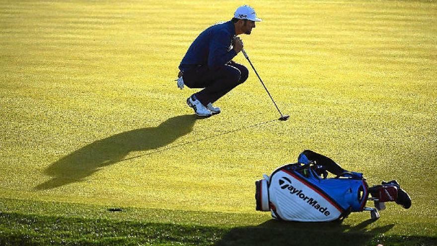Jon Rahm, en la pelea en Scottsdale
