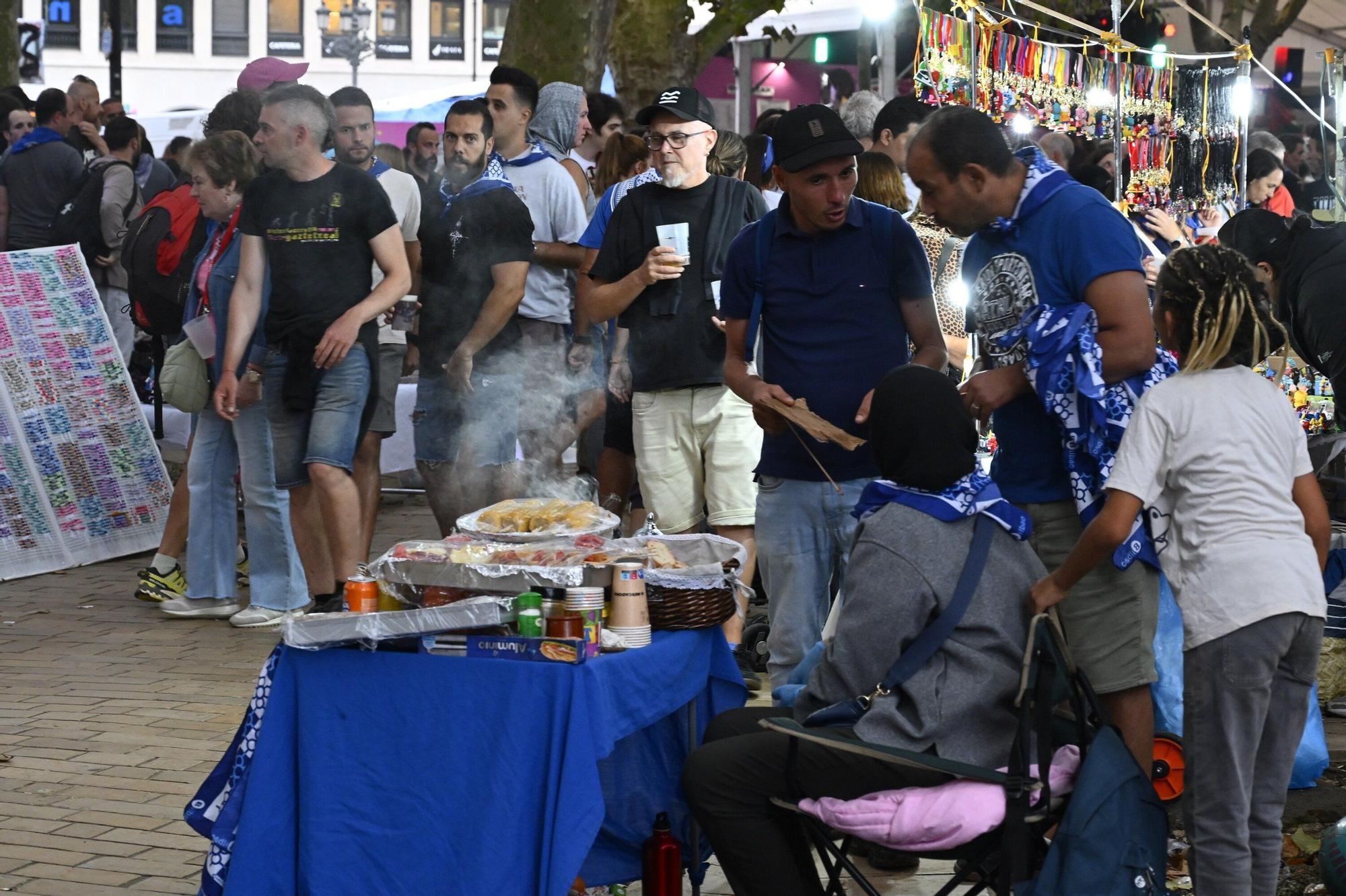 En imágenes: puestos de comida ilegal en Aste Nagusia