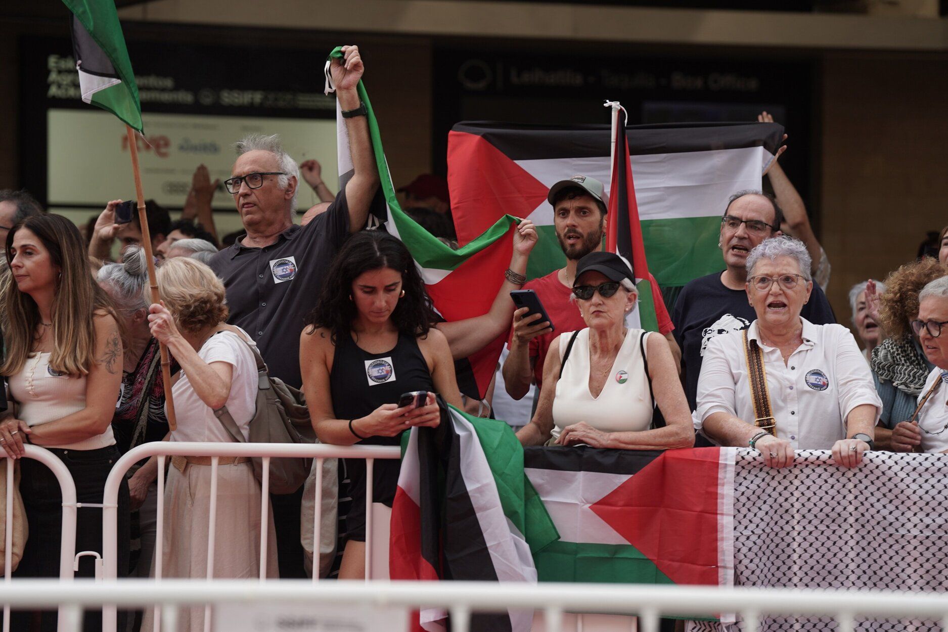 Las protestas por Palestina toman la alfombra roja