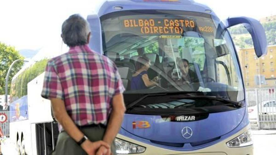 Enfado en Castro por los cambios propuestos en la línea directa de autobús a Bilbao