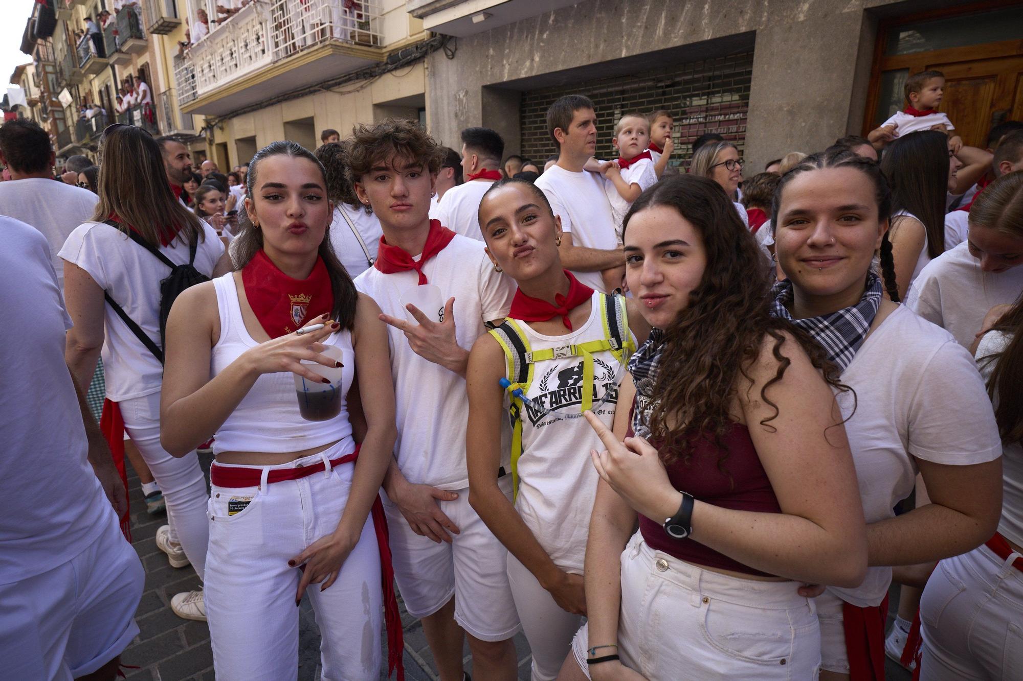 Fotos del cohete de fiestas de Sangüesa 2025