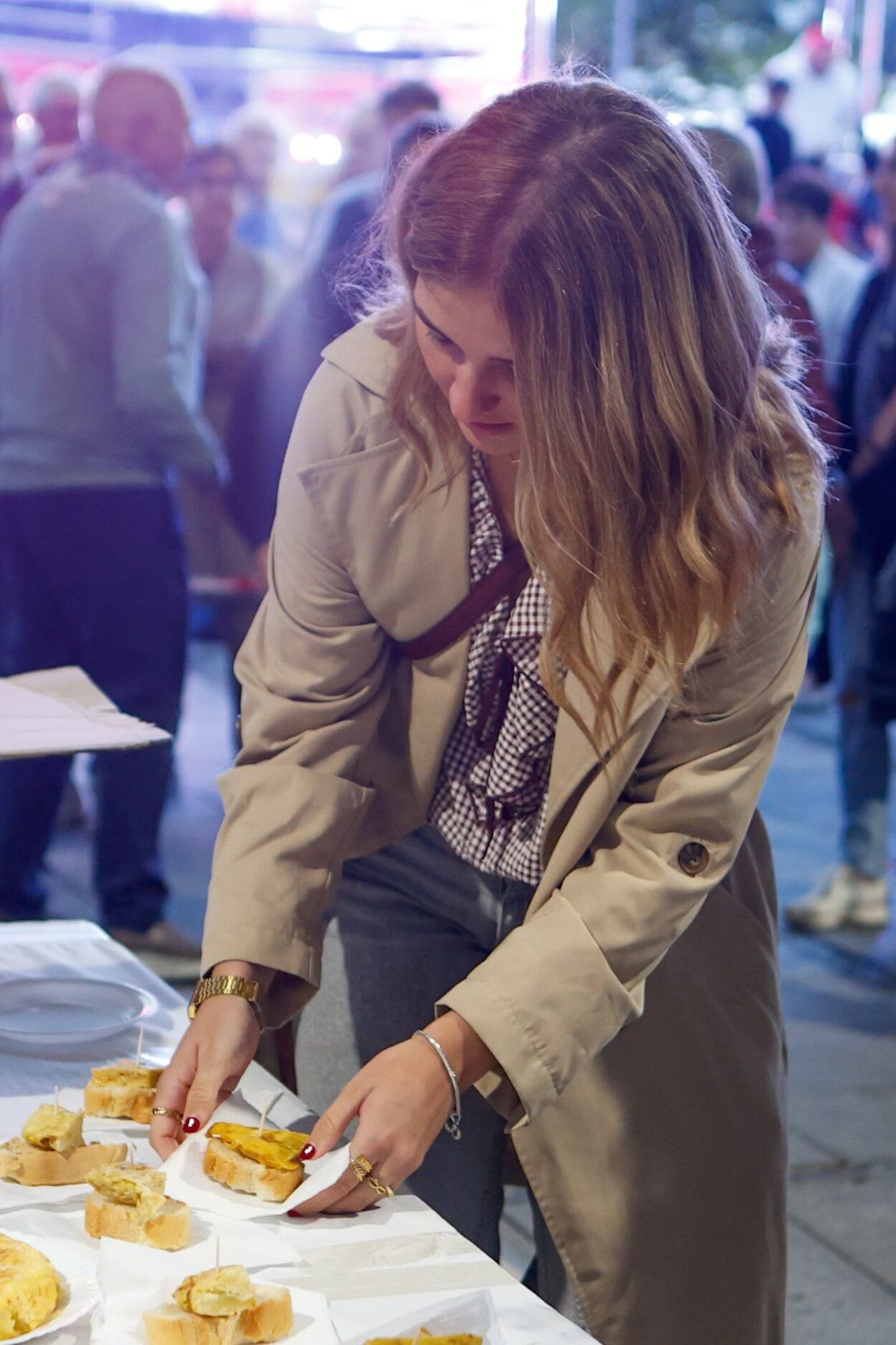 Fotos del concurso de tortilla de patata en Villava-Atarrabia
