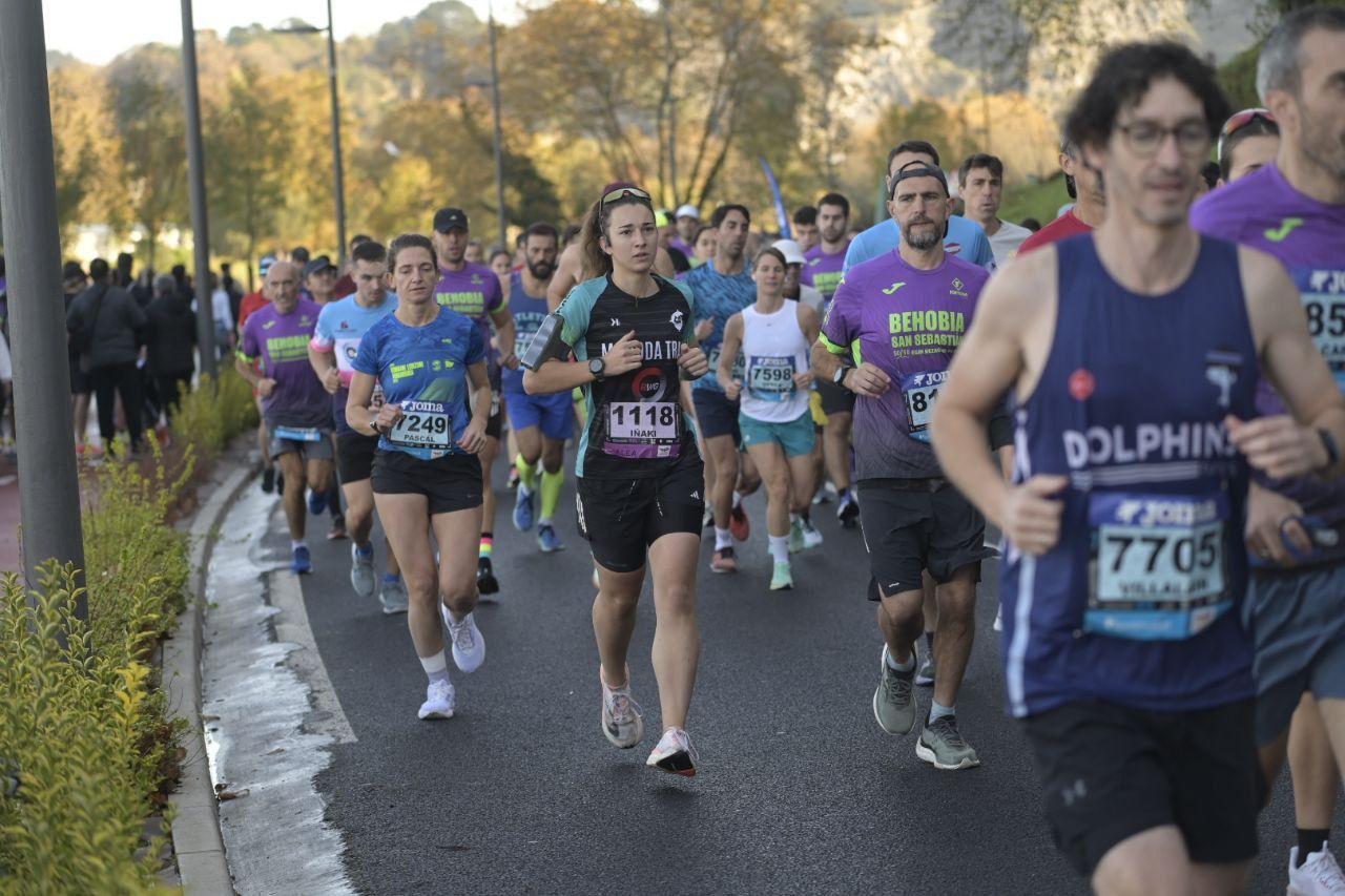 En imágenes: Ilusión y concentración en la salida de la Behobía- San Sebastían