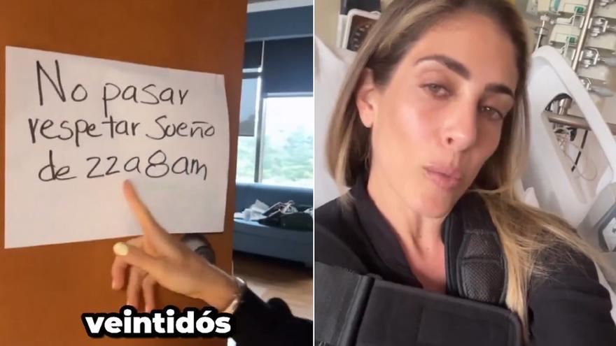 La polémica de una influencer en un hospital por colgar un cartel de "no molestar" que indigna a los médicos