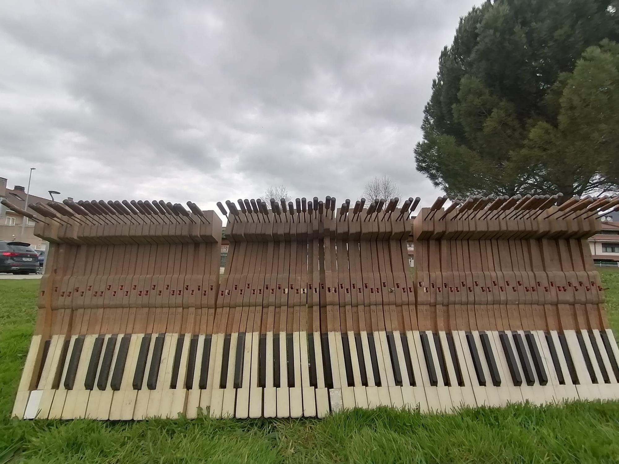 El teclado del piano que ha inspirado el proyecto.