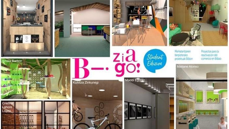 &quot;Biziago Student!&quot; programaren bederatzi finalisten proiektuak, Bilboko Alde Zaharrean ikusgai.