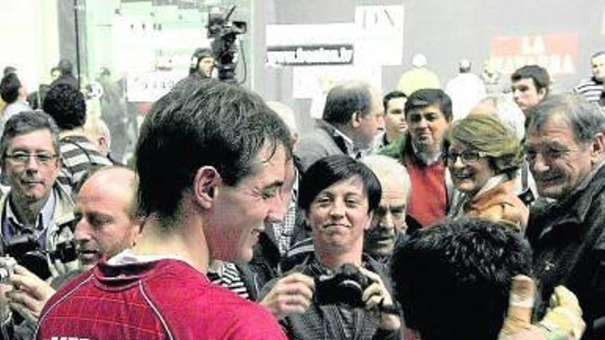 Merino, en loor de multitudes en Bilbao.