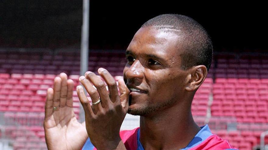 El defensa del Barcelona Eric Abidal, en una foto de archivo.