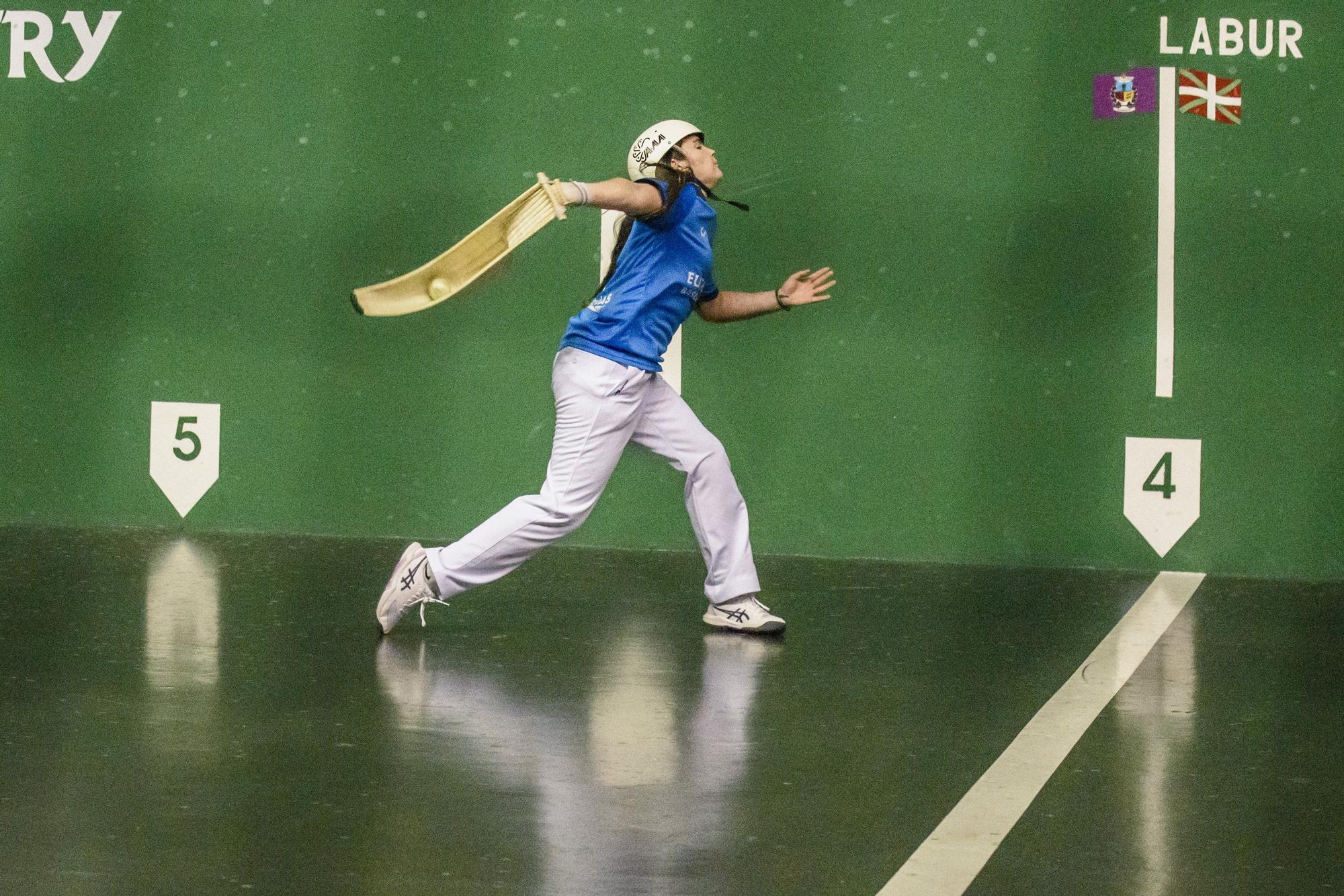 En imágenes: Final femenina de cesta punta de la Liga de Naciones 36 metros