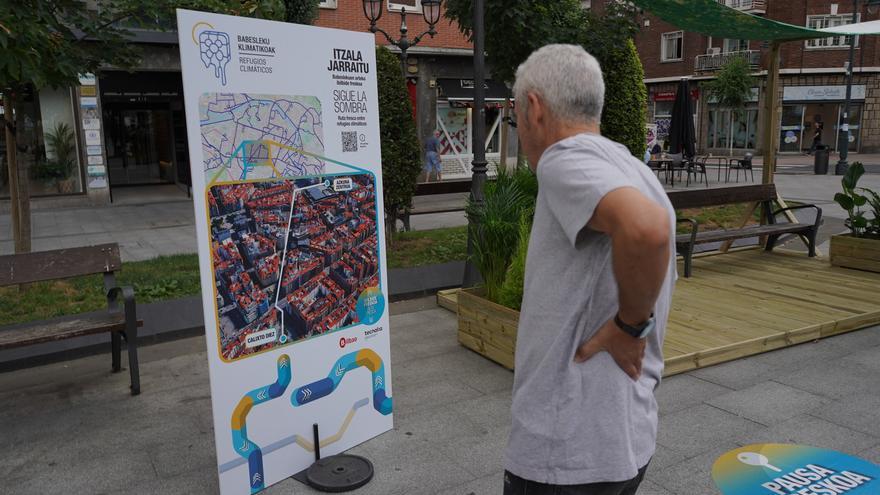 Crean en Bilbao un mapa de rutas frescas para combatir el calor extremo