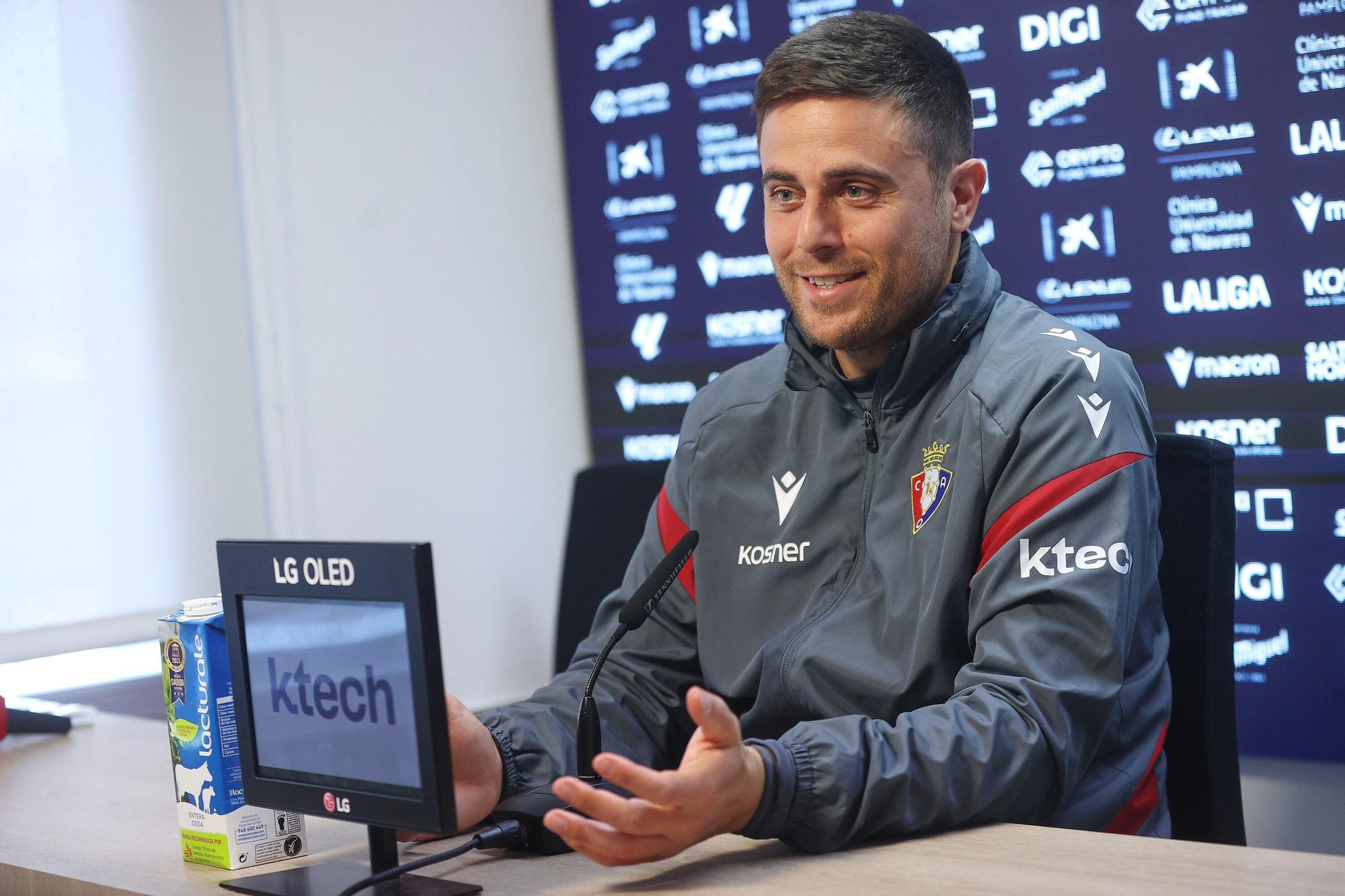 Fotos del entrenamiento de Osasuna y de la rueda de prensa de Lisci de este viernes 28 de noviembre