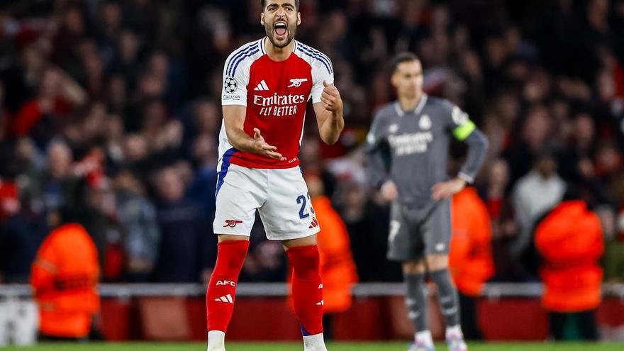 Mikel Arteta duda de la recuperación de Merino antes del final de temporada