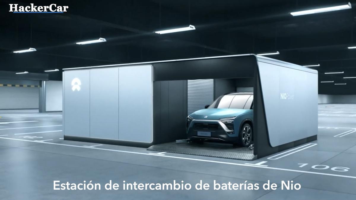 Recambio baterías de coches eléctricos.