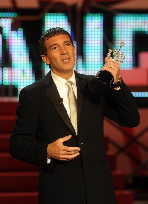 Recogiendo el Premio Donosti en 2008.