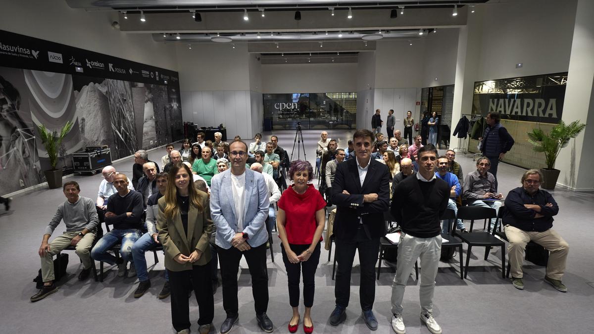 Sandra Muñoz, Jorge Aguirre, Rebeca Esnaola, Marcos Moreno y Xabi Larraya.