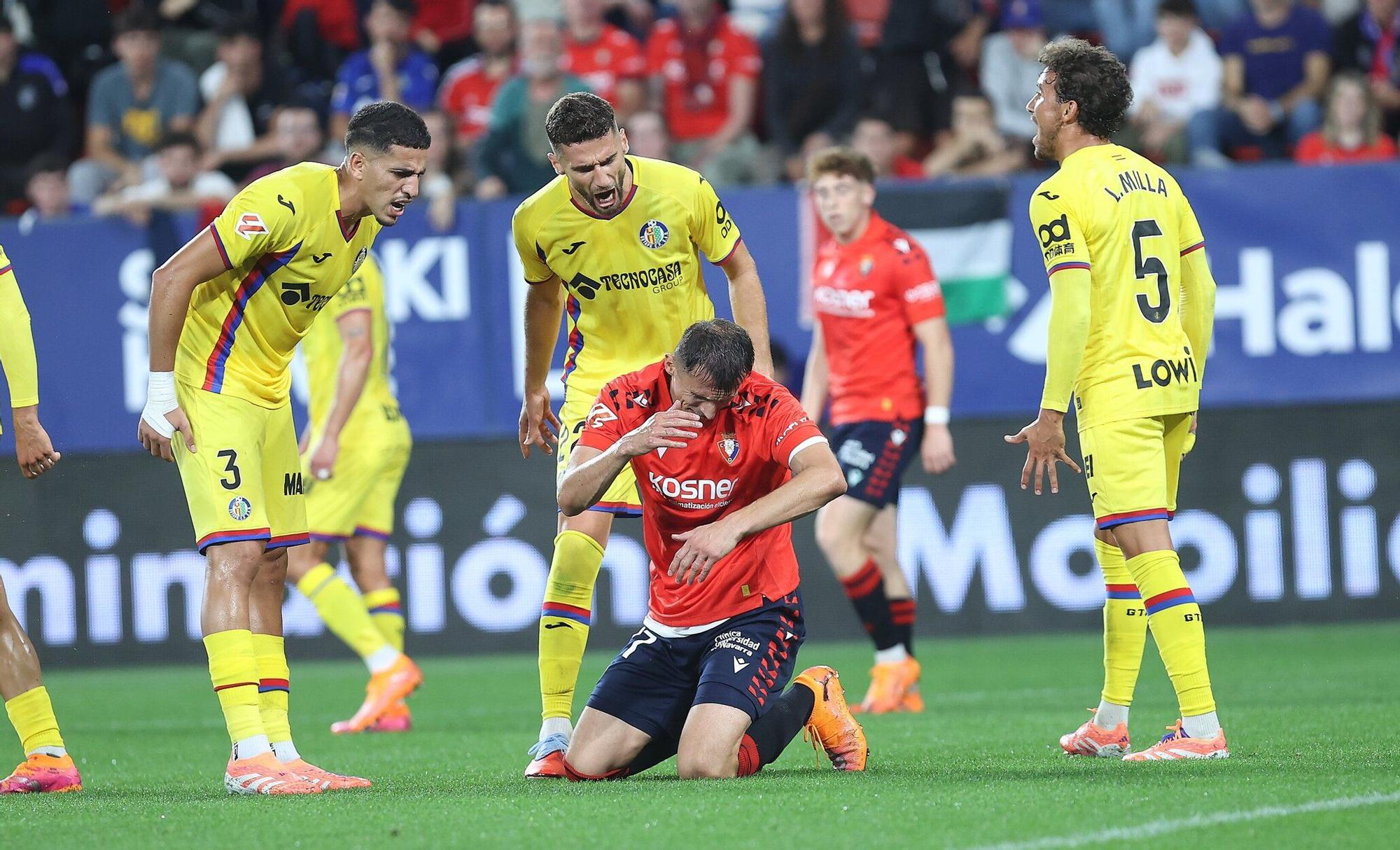 Fotos del Osasuna-Getafe en El Sadar