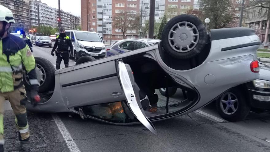 Retenciones en la A-1 tras el accidente de esta tarde.