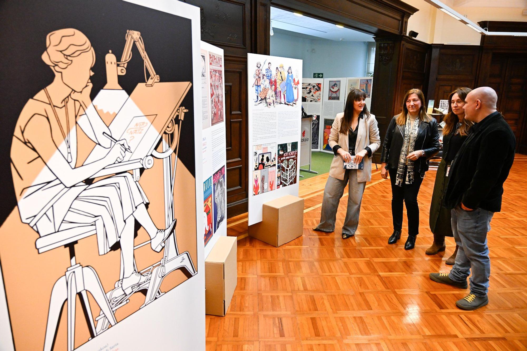En imágenes: Exposición y actividades con motivo de "Ilustrazioaren eguna"
