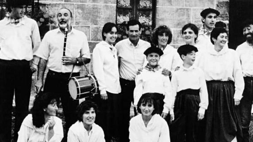 Los comienzos de Basakaitz, en la presentación del &#039;Ingurutxo&#039; en las fiestas de hace 15 años.